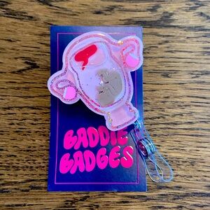 Baddie Badges NWT - Labor and delivery nurse badge reel or ID holder.